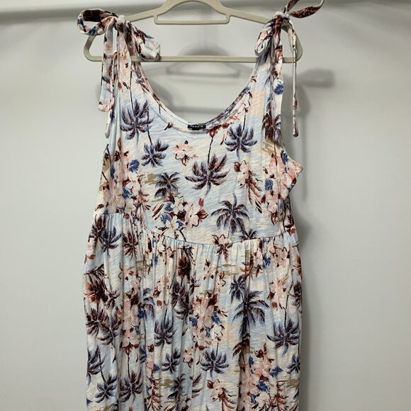 COPY - Torrid Mini Cotton Tropical Print Dress Size 2 - Picture 4 of 7